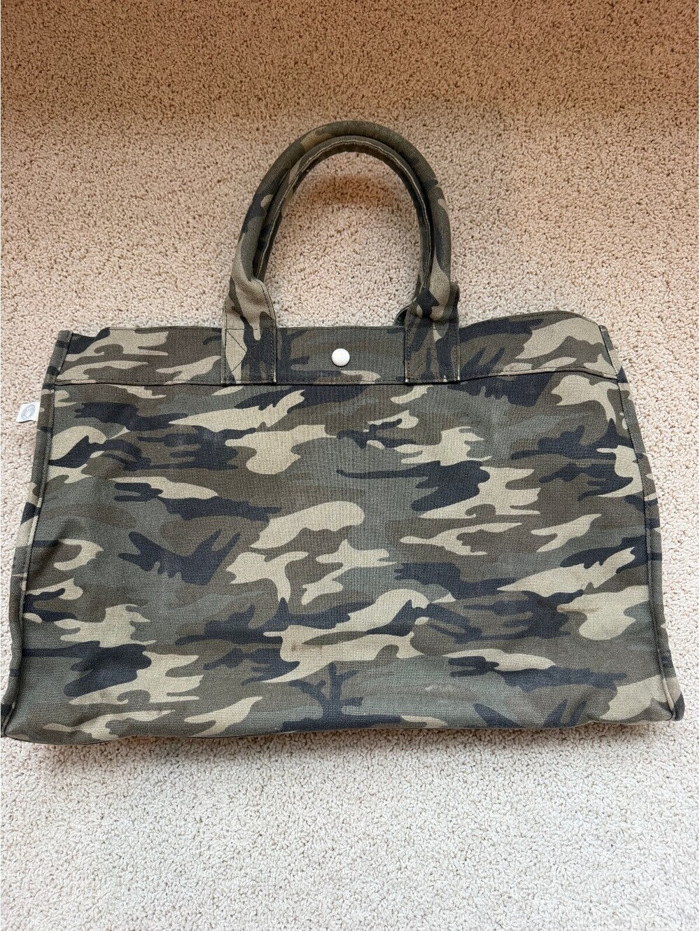 Koala Kanvas Camouflage Canvas Utility Tote Bag Travel Carryall